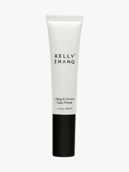 Kelly Zhang Lifting & Firming Face Primer in branded tube component on a light gray background